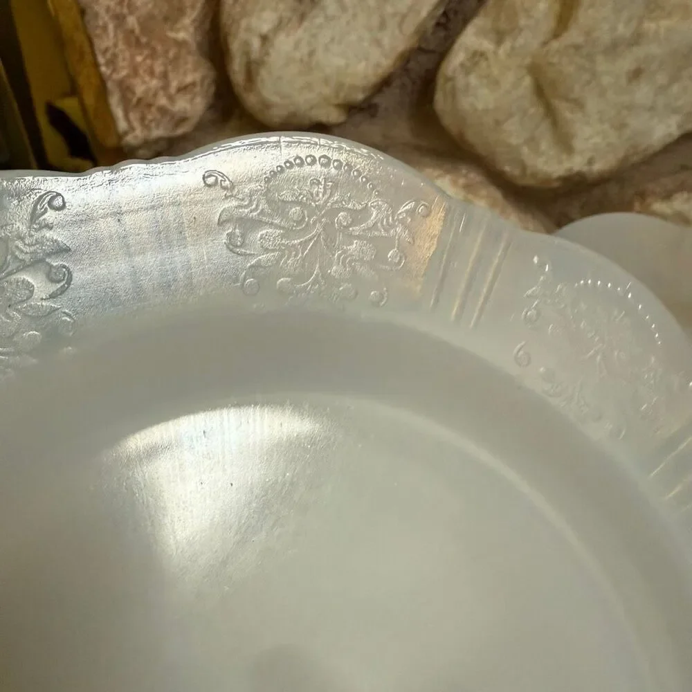 Vintage Macbeth-Evans American Sweetheart Monax luncheon plates MCM